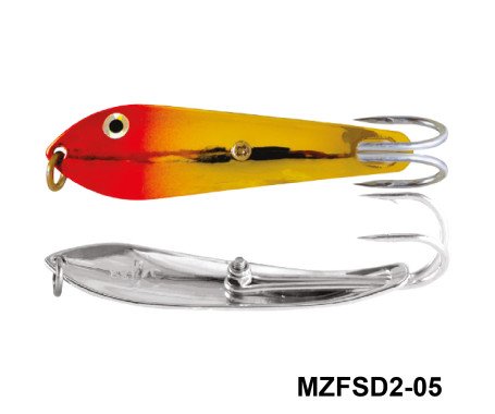 AQUA MARINE - Fishing Spoon with Double Hooks - (Size: 2)
